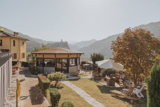 Il giardino con il gazebo